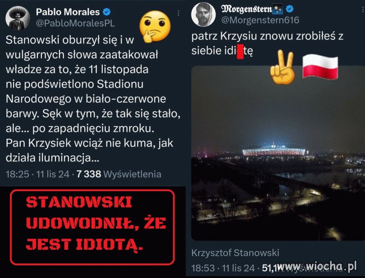 Stanowski jest idiotą