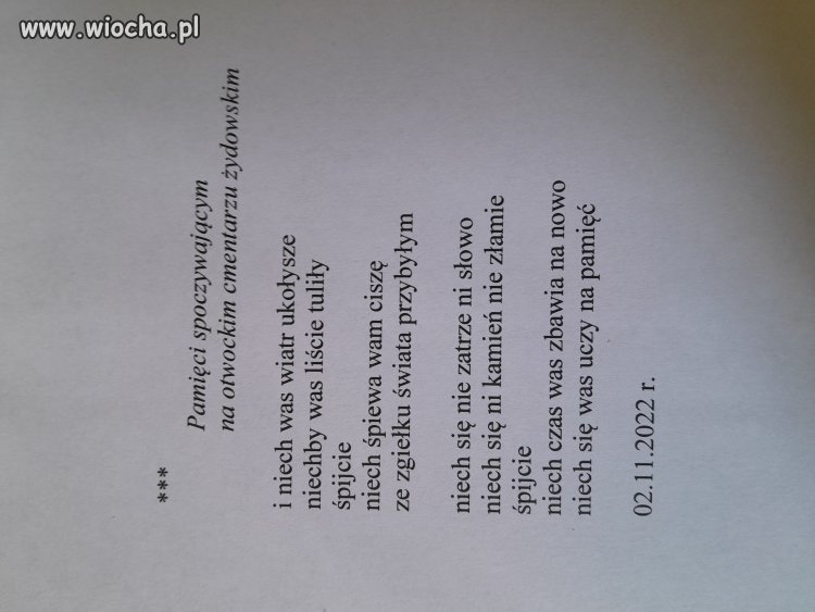 W dzień zaduszny