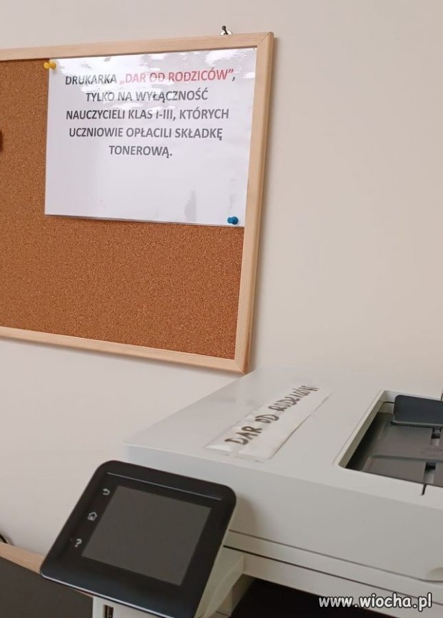 Składka tonerowa ważna rzecz