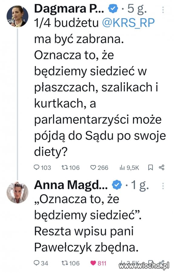 Przewodnicząca NEOKRS