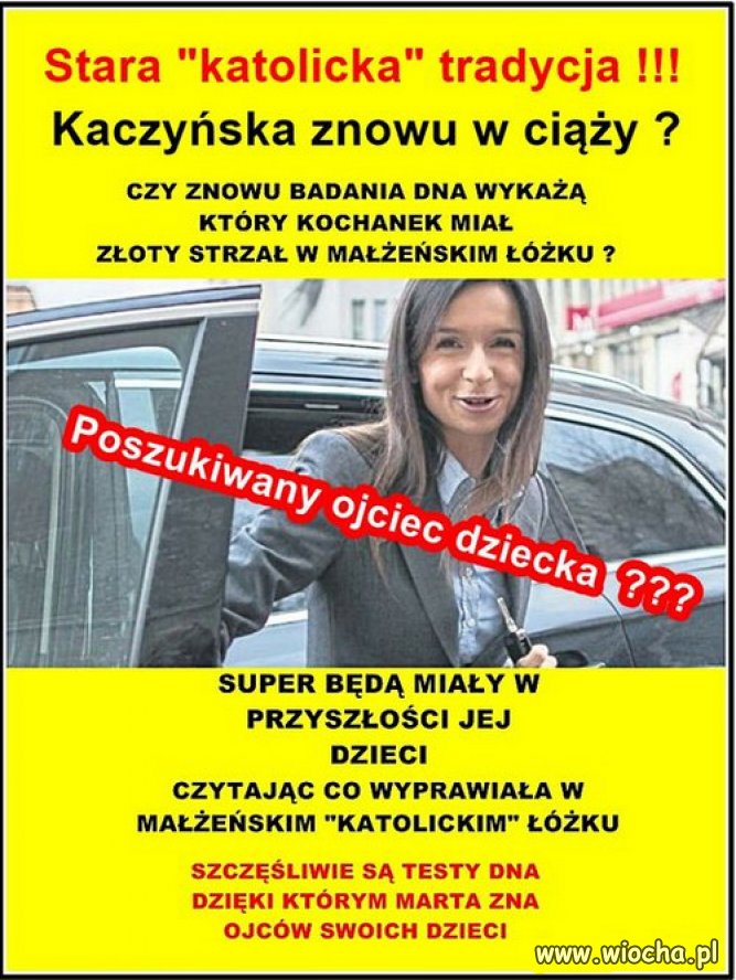 No Martusia praktykująca katoliczka bratanka zbawcy narodu 