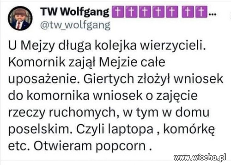 Robi się ciekawie...szykuje się nowy męczennik PiS