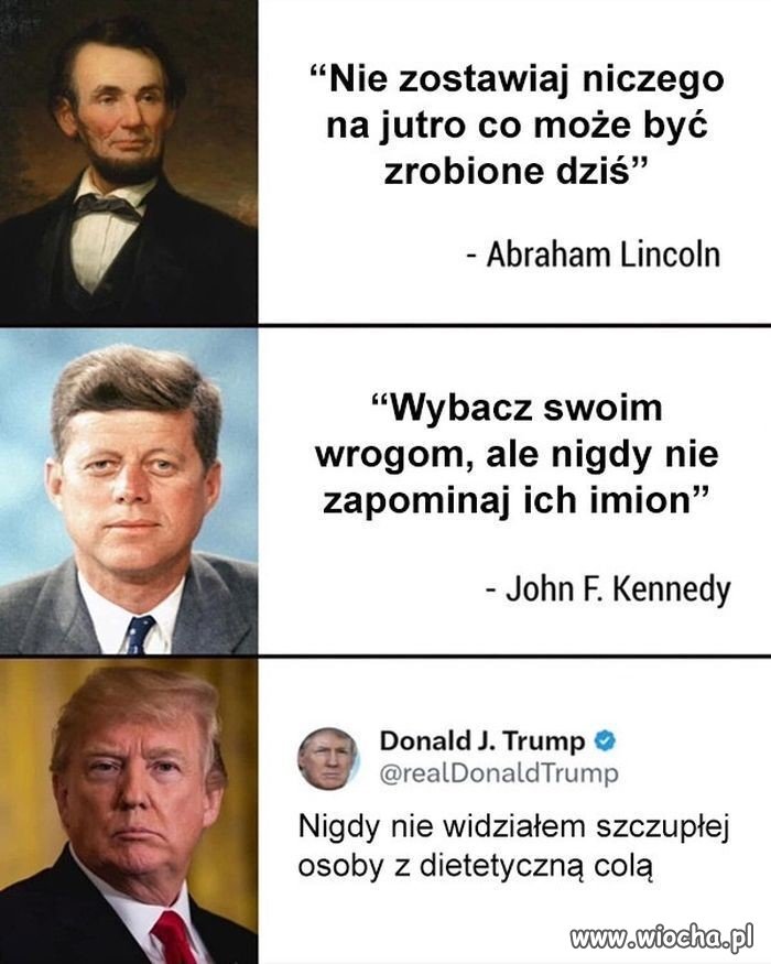 Cytaty wielkich prezydentów