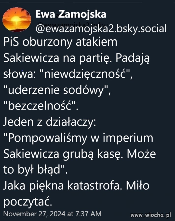 Oni doprowadzili do tego że nawet w ich konflikty nie wierzę…