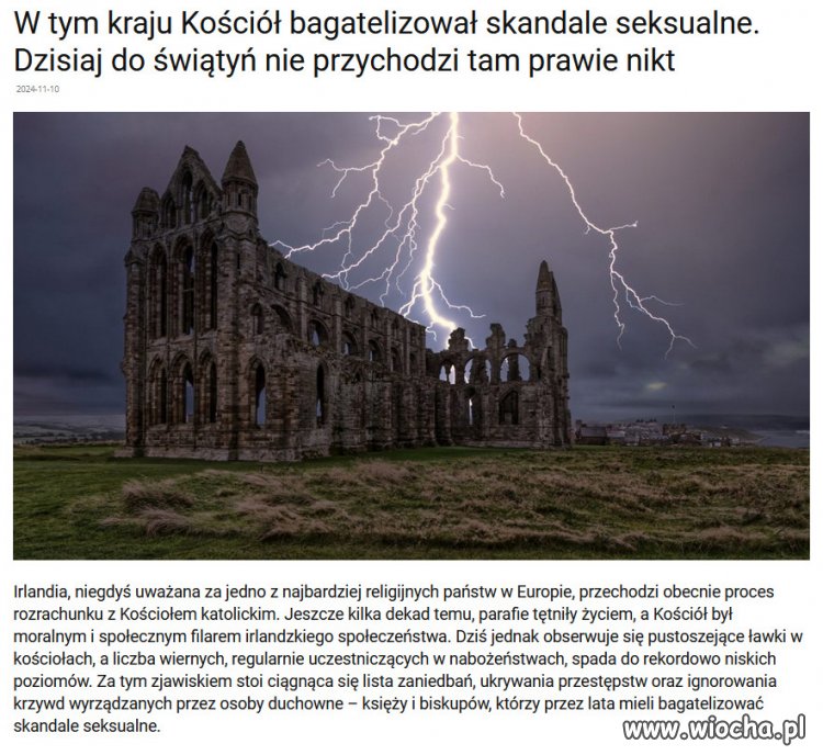 To samo czeka sektę kościoła w Polsce!