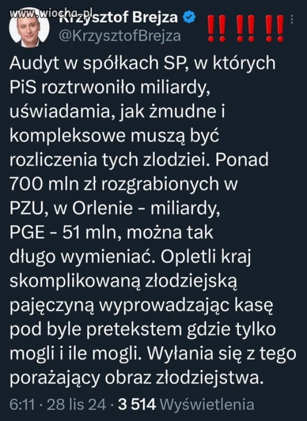 Złodziejstwo na niespotykaną nigdy wcześniej skalę,