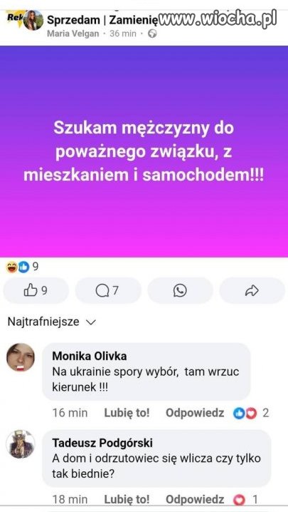 Takie tam skromne wymagania 