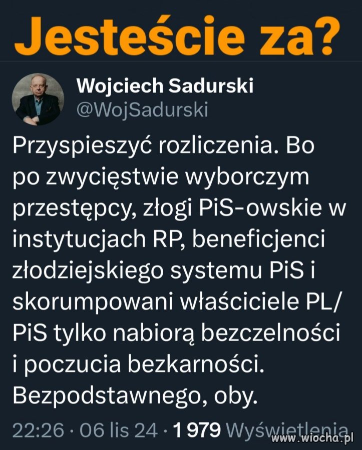 Tak trzeba! I nie ma zmiłuj dla PiSowskich złodziei