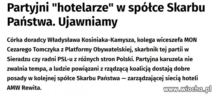 Pisiory stworzyły dla swoich hotelową spółkę