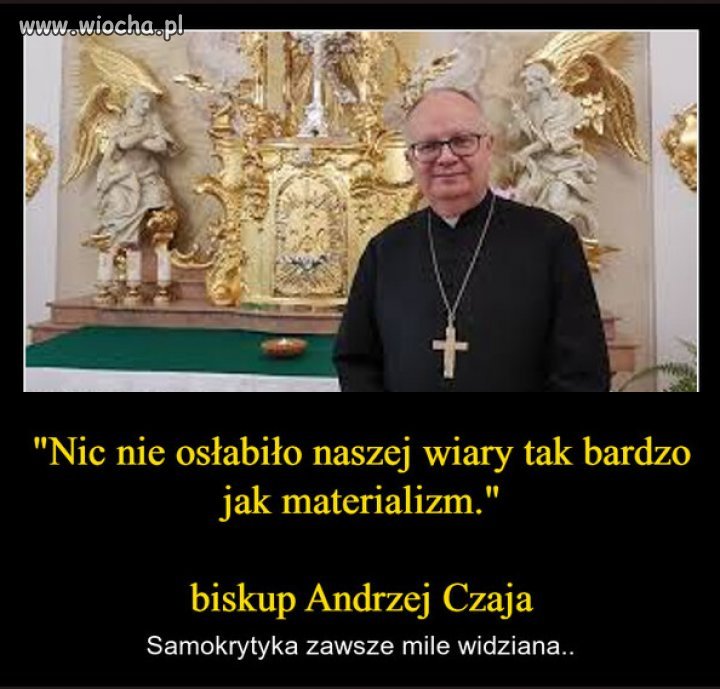 Nawet w kościele czasami powiedzą prawdę...