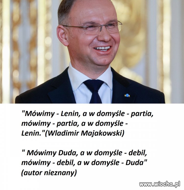 Jedyny polityk z sądowym certyfikatem stanu umysłu