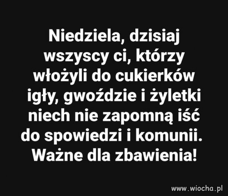 Słowo na niedzielę ...