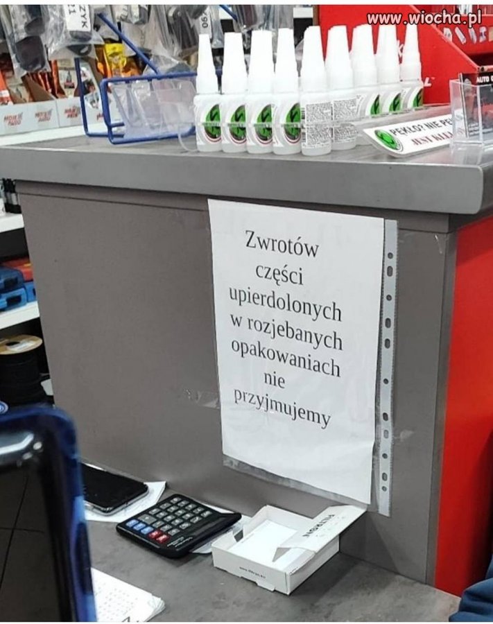 Takich zwrotów nie przyjmujemy 