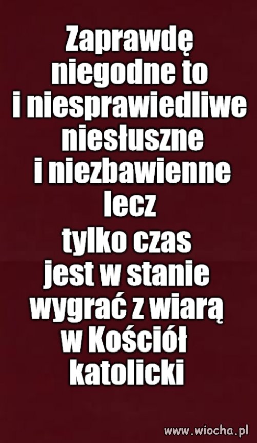 Kaprawym okiem ateisty patrząc ...