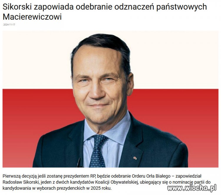 Radosław Sikorski doskonale rozumie nastroje społeczne.