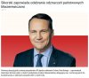 Radosław Sikorski doskonale rozumie nastroje społeczne.