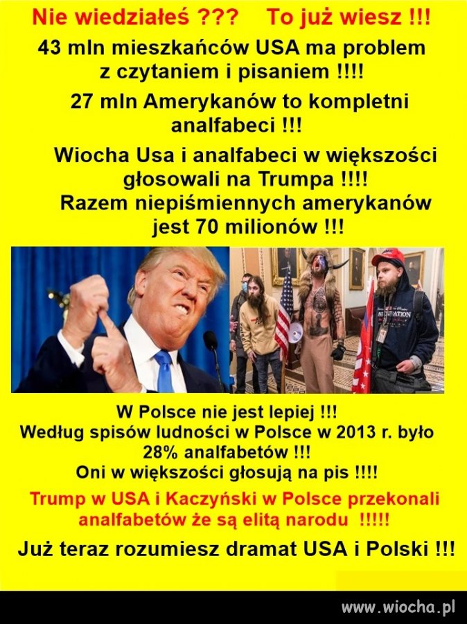 Jedyną nadzieją dla demokracji jest edukacja !