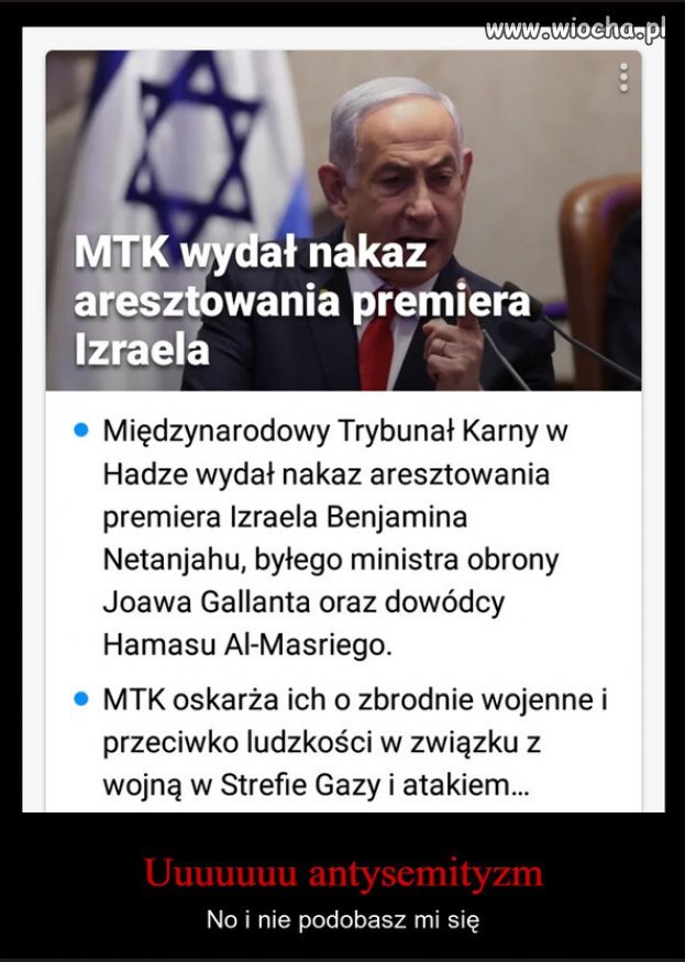Co na to "przyjaciele Izraela" na wiocha?