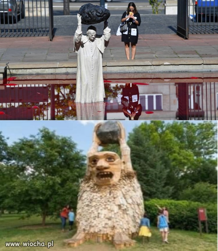Pomnik JPII plagiatem!!!