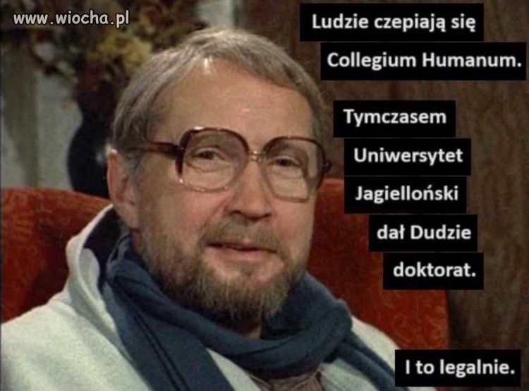 Tyle w temacie Collegium Humanum