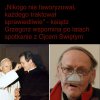 Papaj i ksiądz Grzegorz.