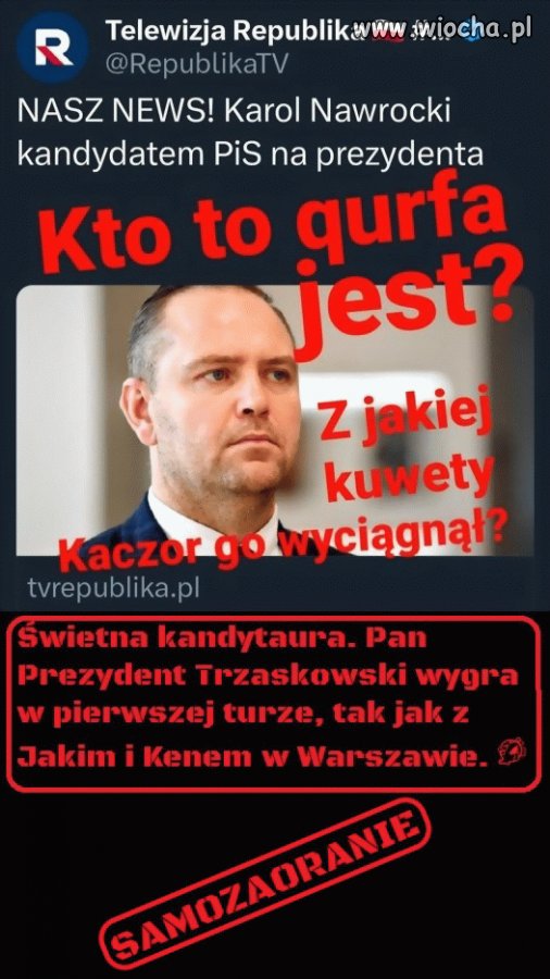 Pisowskie błazny są mistrzami