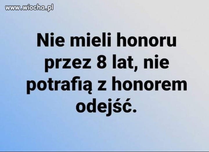 Honor dla tej bandy...