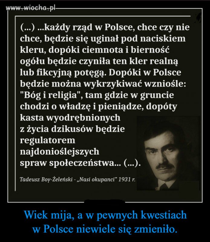 Wszystko zalezy od oswiecenia narodu...