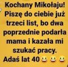 List do Mikołaja.