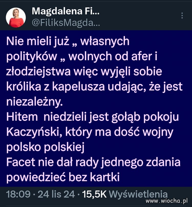 Króciutka ta ławka w tym PiSie ...