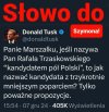 Donald zaorał Szymona
