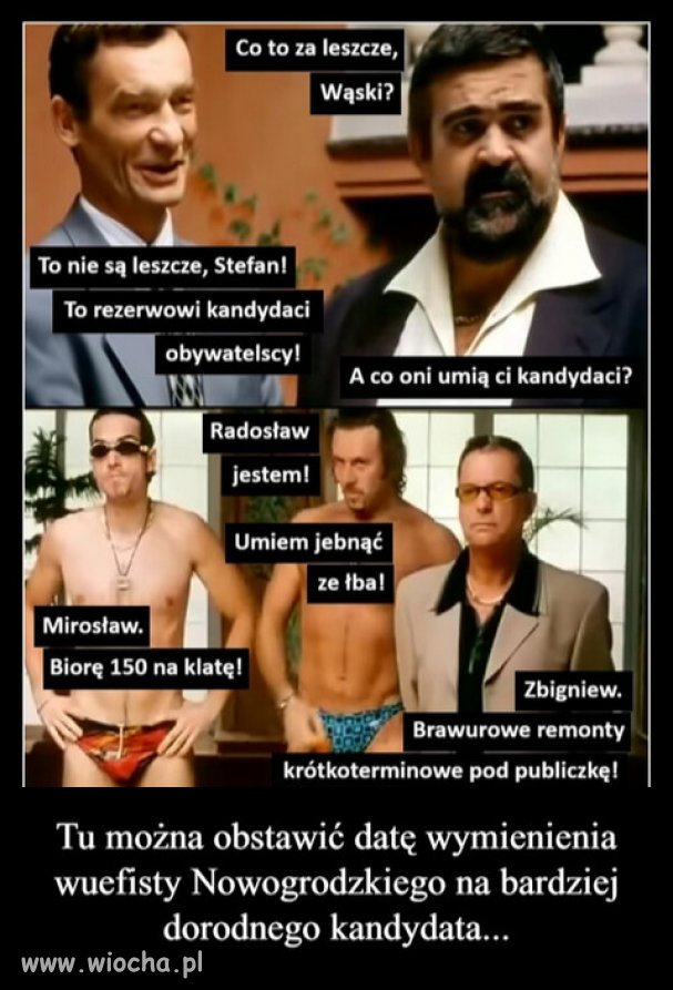 Rezerwowi "obywatelscy" kandydaci PiSu...