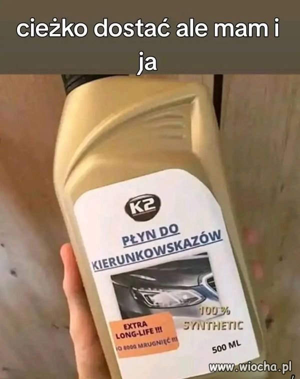 Specjalny płyn do be em wu.