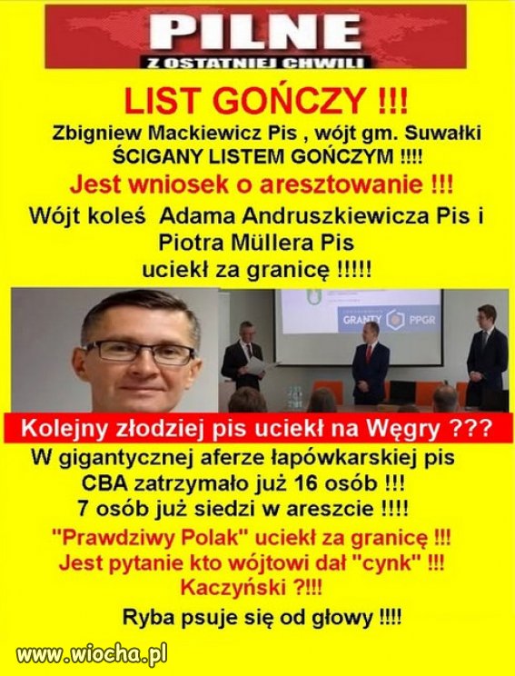 Koleś Andruszkiewicza i Mullera uciekł na Węgry?