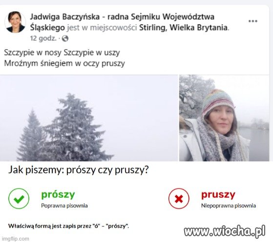 Pani Radna  jest od kilku dni w Szkocji