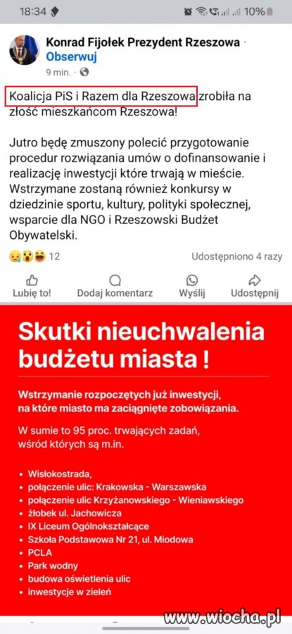 Tak się PISiory bawią w Rzeszowie