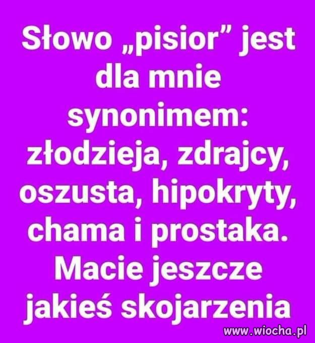 Słowo "Pisior"