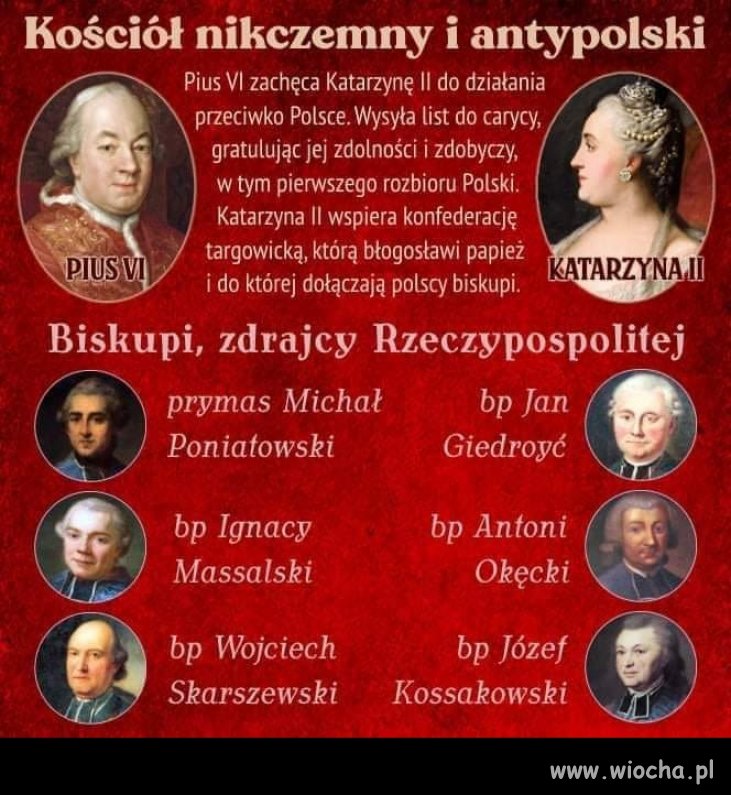 Kościół zawsze taki był, nikczemny i antypolski 