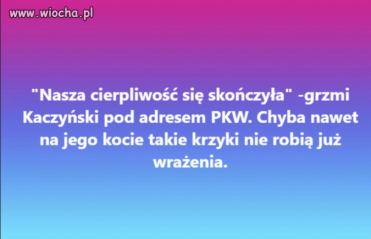 Jarek myśli, że ktoś się go boi