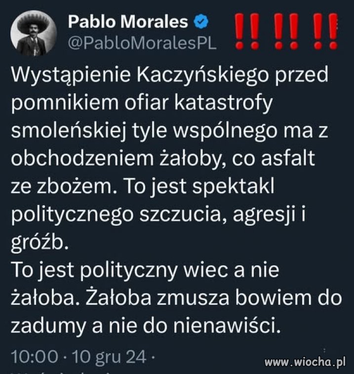 Robią cyrk z żałoby. I tak co miesiąc !
