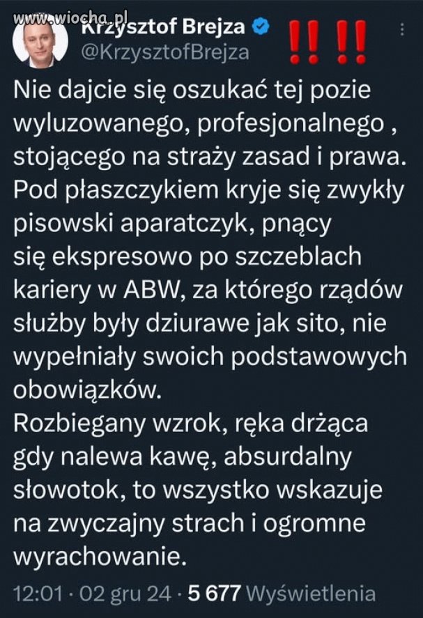 Tyle w temacie pana z ABW