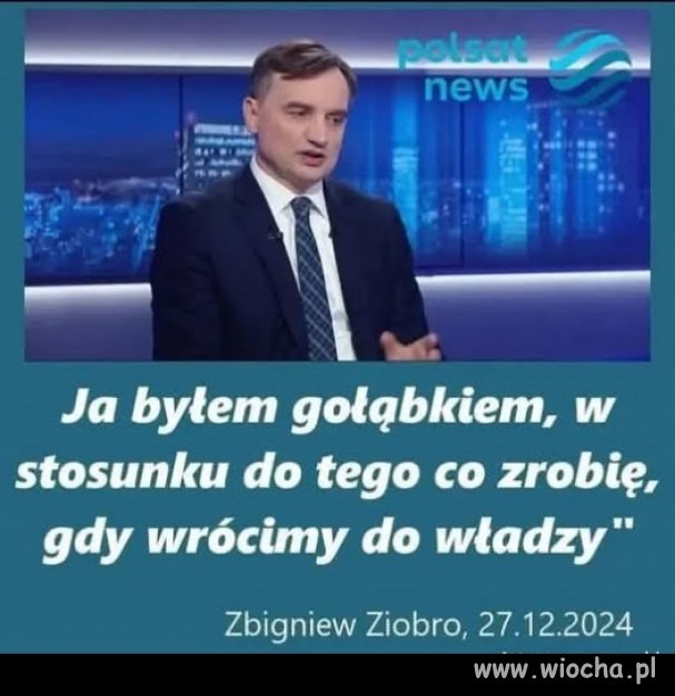 Będziesz siedział a nie wrócisz rządzić !