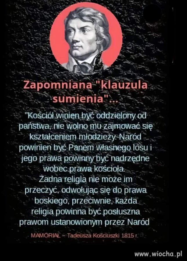 Warto słuchać mądrych ludzi. Polska byłaby wielka!