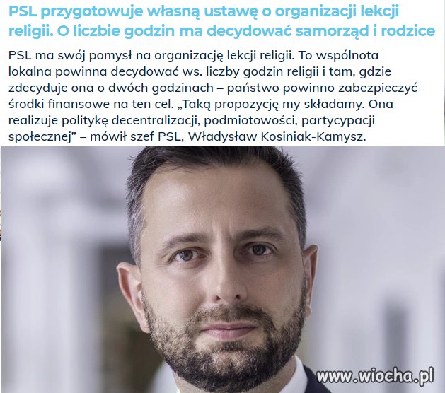 Chcesz religii to ją sobie sam opłać