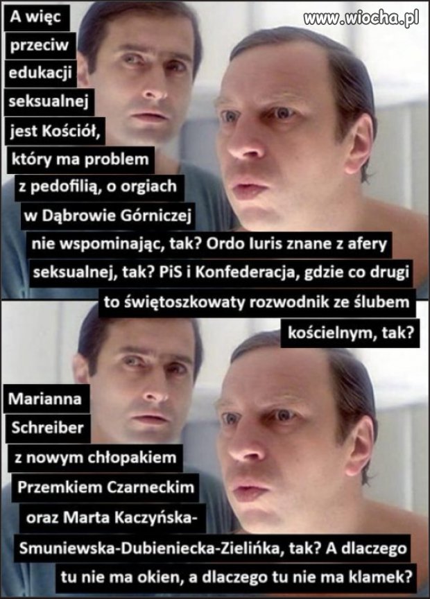 Bo dla prawicy najważniejsze są "chrześcijańskie wartości"!