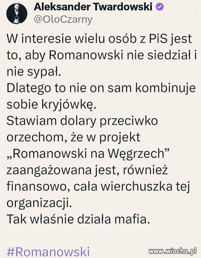 Każda mafia zawsze dba o swoich żołnierzy