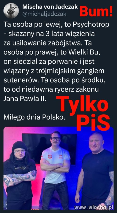 Fajni ci koledzy łajzy. Tacy uczciwi katolicy ...