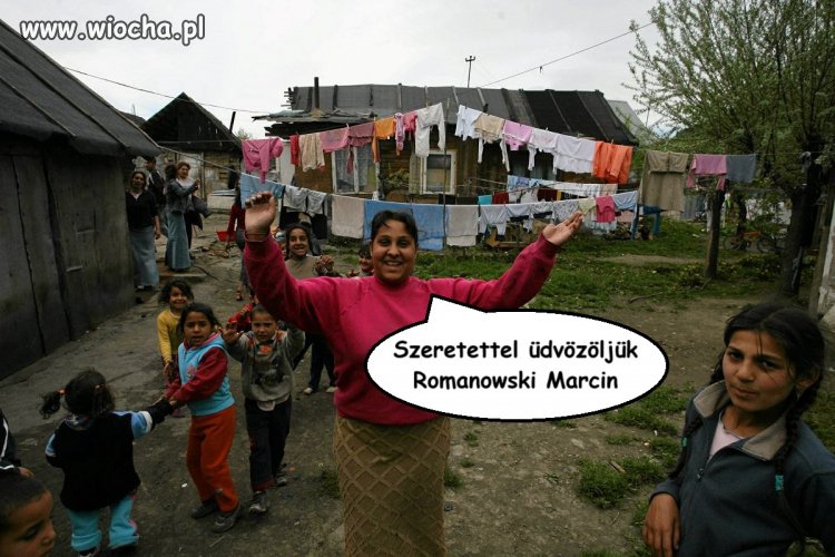 Romowie witają Romanowskiego