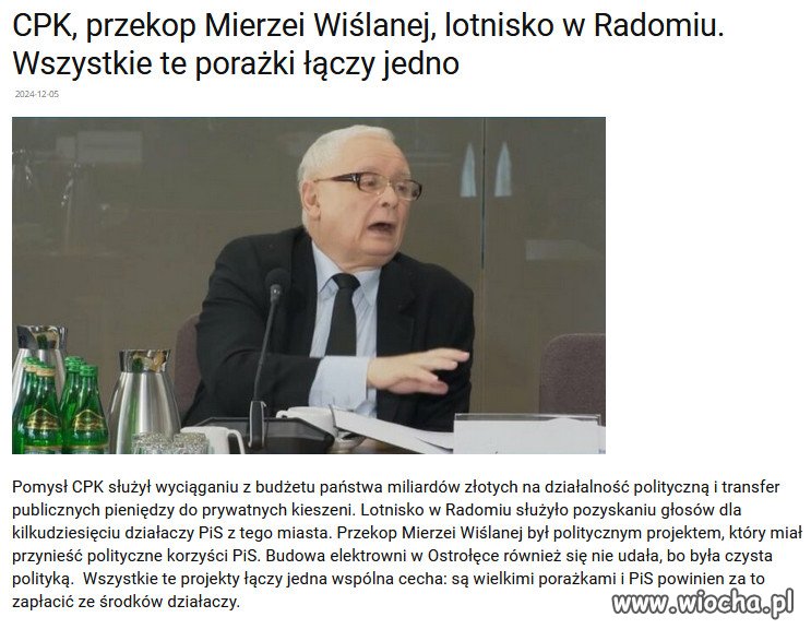 Kazdy "projekt" PiSu, byl tylko pretekstem do złodziejstwa!