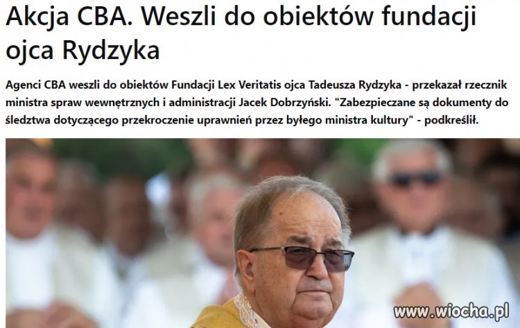 Ale będzie wycie o prześladowaniu katolików